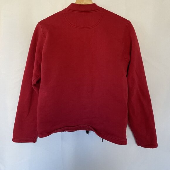 Silver for Her Big Sky Montana Red Jacket Size L full zip casual fleece jumper - Picture 8 of 8